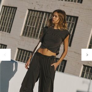 Free People Hot Shot Crossover Set Black Size XS